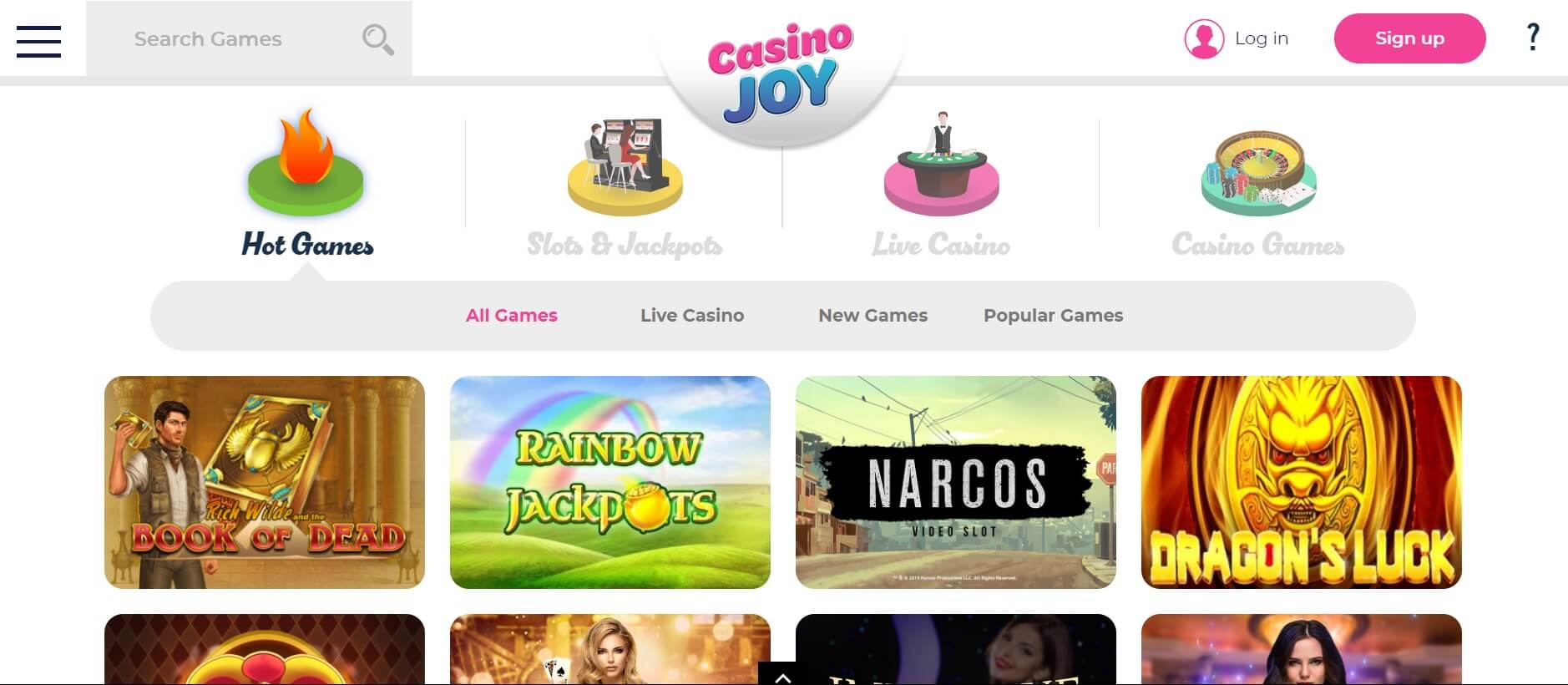 casino joy games canada