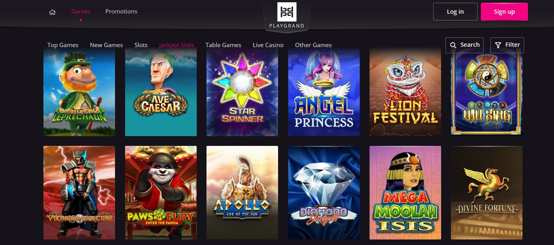 playgrand casino games and slots canada